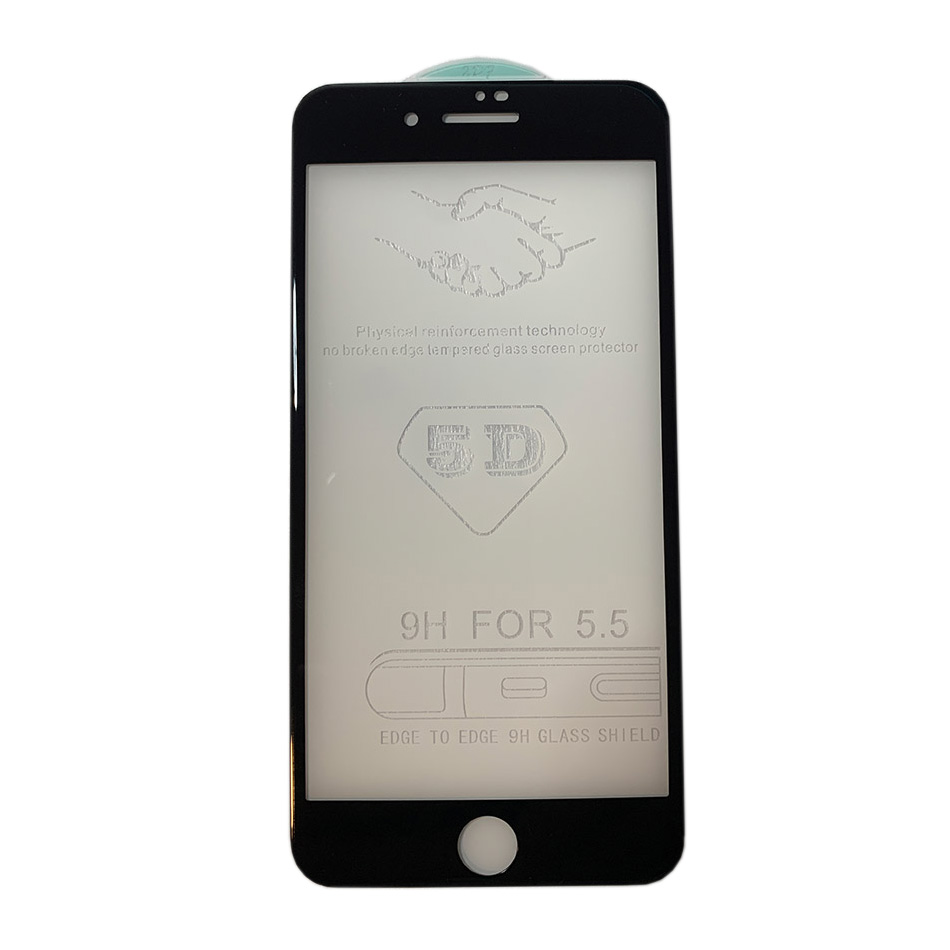 Folie sticlă temperată 5D Iphone 6 / 6S PLUS negru