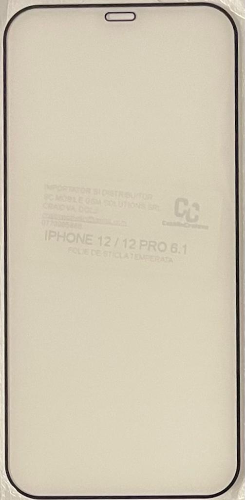 Folie sticlă temperată Iphone 12 / 12 PRO- 6.1''