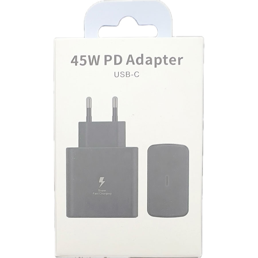 Adaptor retea cu incarcare super rapida 45W negru blister