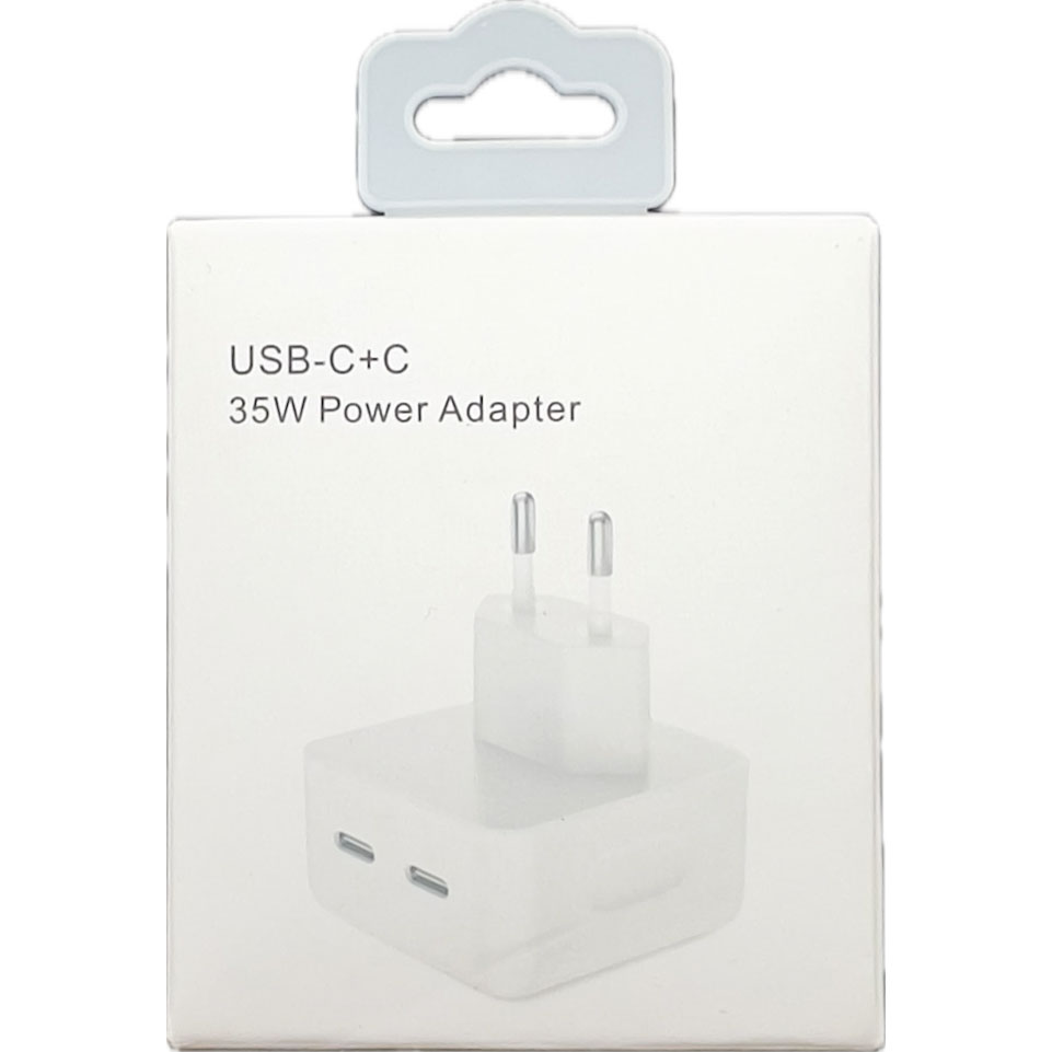 Adaptor retea cu incarcare super rapida 35W cu doua iesiri TYPE-C blister